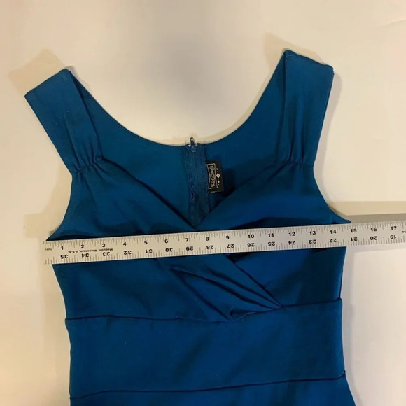 RockSteady Women's Rockabilly Pin Up Sheath Body Con Dress Size‎ M - Picture 13 of 16